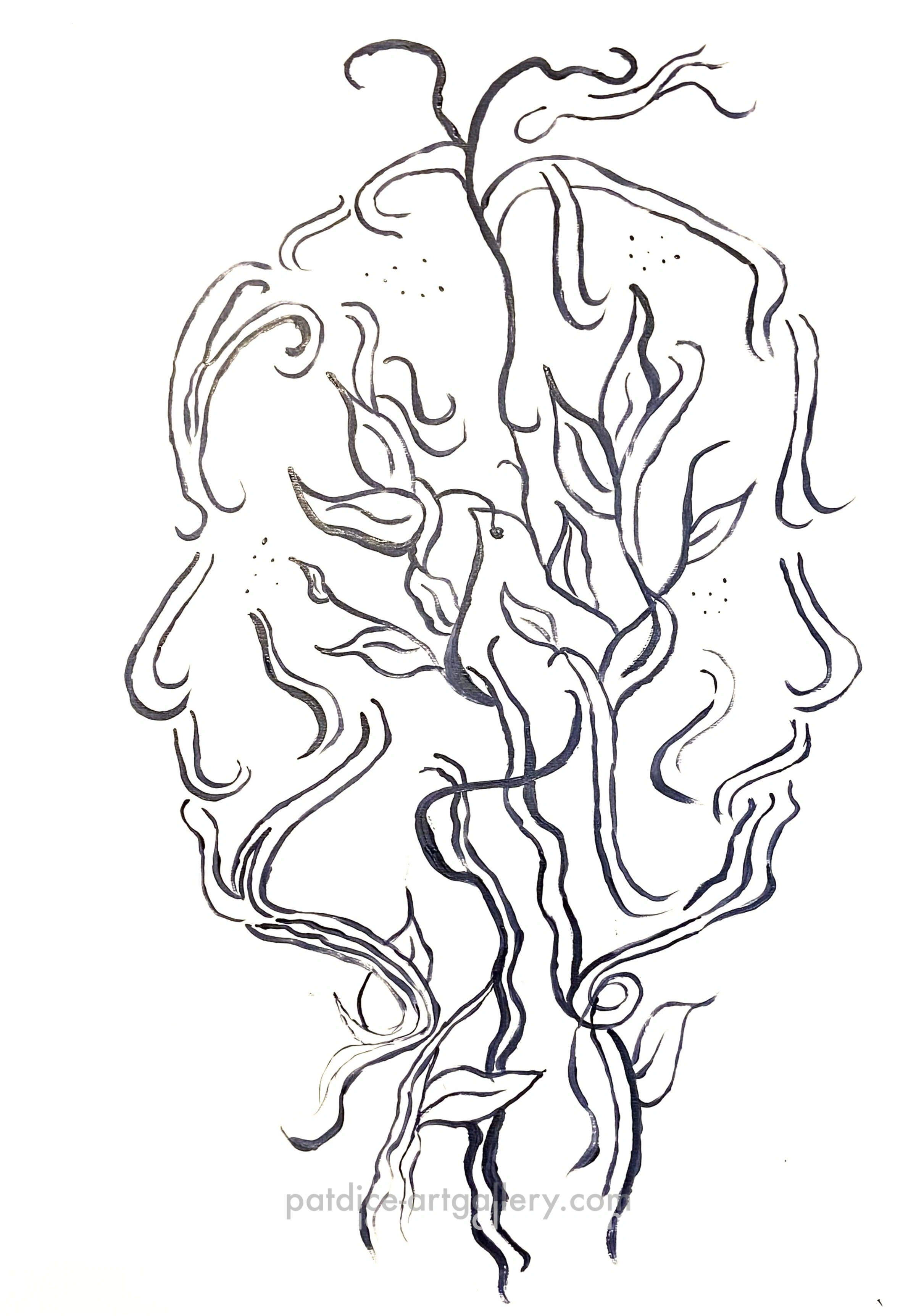 Bird in the Head (Print) — full resolution