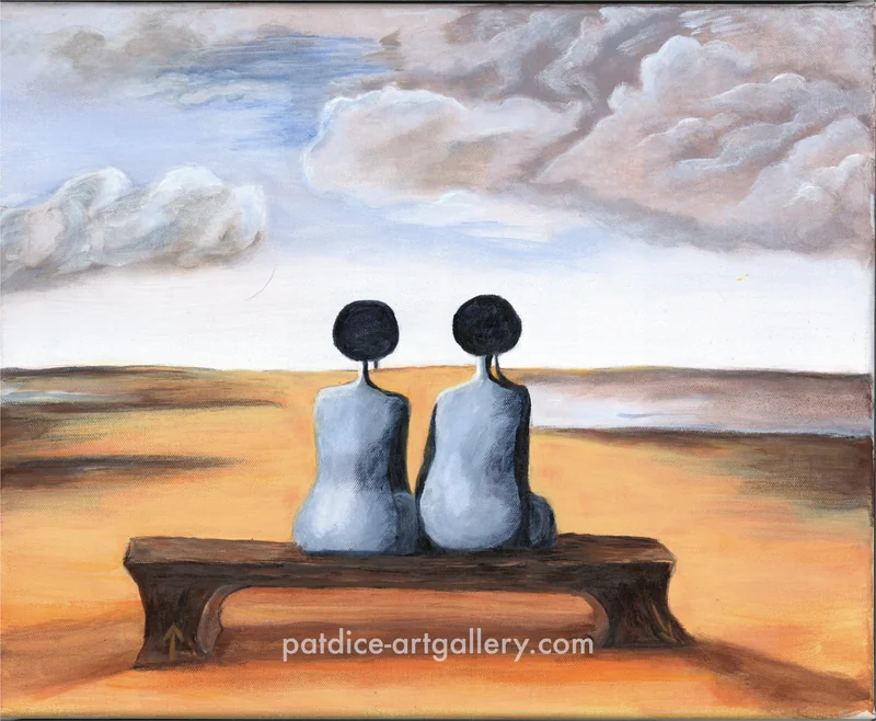 Sitting on Bench in Purgatory